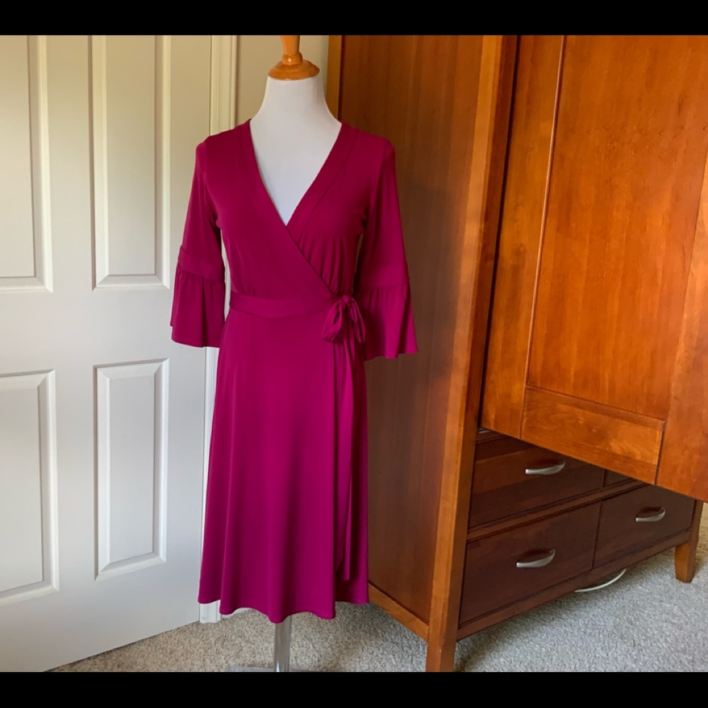 Sexy A-line Wrap Dress